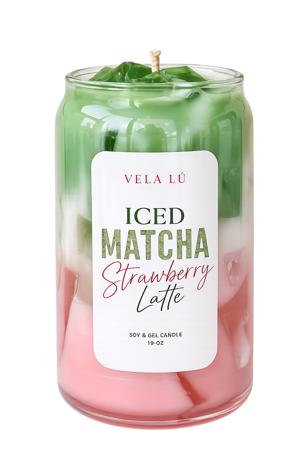 Iced Matcha Strawberry Latte